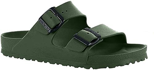 Birkenstock Unisex Arizona Essentials EVA Khaki Sandals - 43 M EU