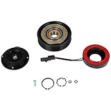 ECCPP A/C Compressor Clutch 2003-2008 Fit for Dodge for Ram 1500 2500 3500 4000 5.7L AC Compressor Clutch Assembly Kit Pulley Coil Set