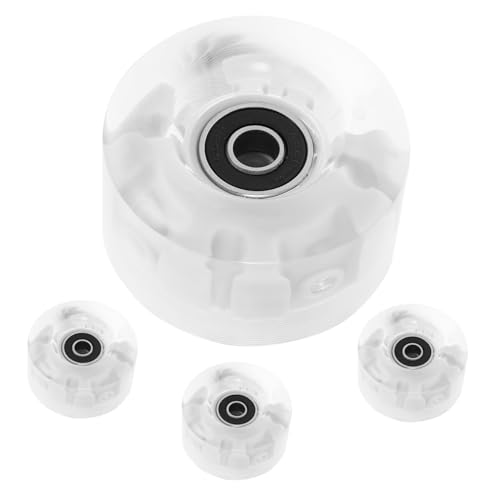 Hohopeti Replacement Skate Wheels 4 Pack Light up Wheels for Roller Skates Scooters