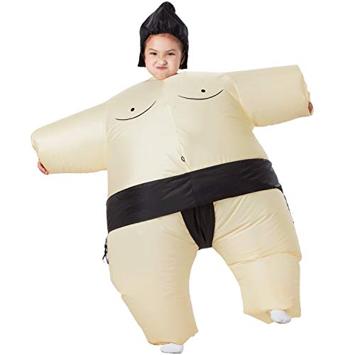YEAHBEER Inflatable Costume Sumo Blow Up Costume Halloween Cosplay Costumes (Kids Sumo)