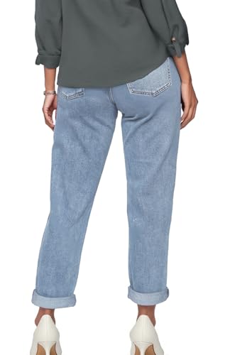 SheKiss 2025 Womens High Waist Denim Jeans Shaping Legs Distressed Boot Cut Ripped Trendy Cropped Cargo Skinny Stretch Pants3