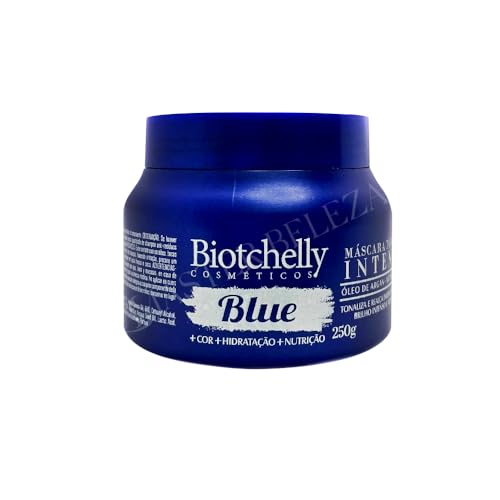 Máscara Matizadora Tonalizante Azul 250g Biotchelly