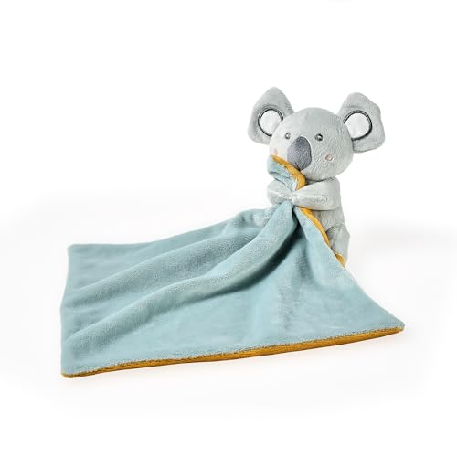 CREVENT Cozy Plush Baby Security Blanket, Soft Animal Lovey for Baby Girls and Boys, Comfort Blanket, Birthday Gift - Kaola