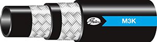Gates 171-1012-3000 Synthetic Rubber Global M3K Mega3000 Hose, SAE 100R17, 220' Length, 0.75" ID, 3250 Working PSI, 40°F to +212°F Temperature Range