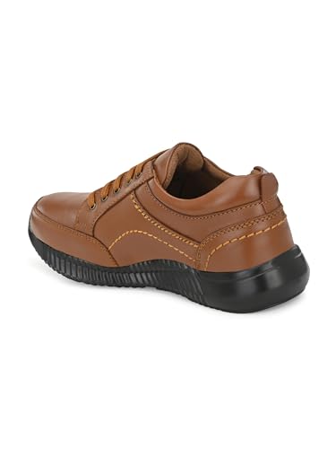 Image of Eego Italy Men's Genuine Leather Light Weight Lace Up Shoes
