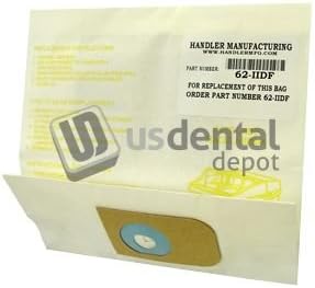 HANDLER - Disposable Filter Bags for 62-II Super Sucker - 6pk - 1lb - 115207 Us Dental Depot