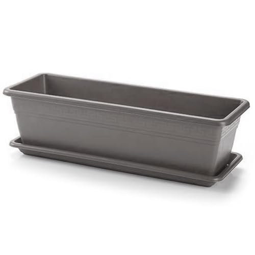 Acan Tradineur - Jardinera plástico con Plato 20 litros - PLFT - Macetero,...