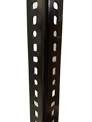 Image of ALIJA Slotted Angle Black Angle (Powder Coated) (2, 87 INCH)