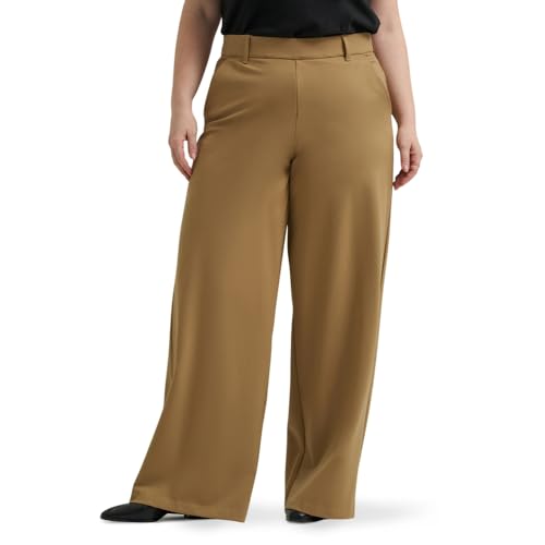 Pantalon large kaki grande taille femme Lee Ultra Lux Comfort