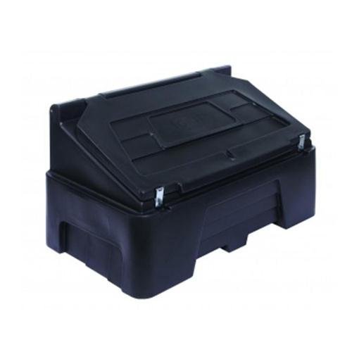 14 Cu Ft Recycled Black Heavy Duty Grit Salt Storage Bin