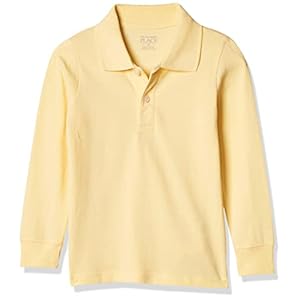 The Children’s Place boys Long Sleeve Pique Polo