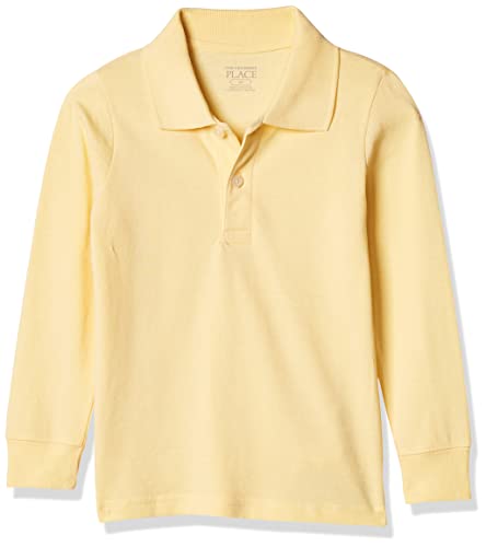 The Children's Place Baby Boys' and Toddler Long Sleeve Pique Polo