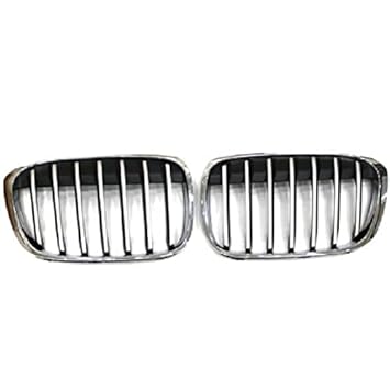 A to Z X1 Grill Compatible With Bmw X1 Grill X1 F48 2016-2020 Chrome Silver