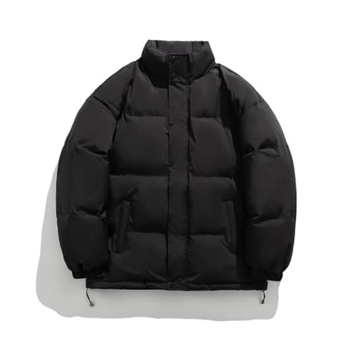 HZCX FASHION Mens Quilted Puffer Bubble Jacket Waterproof Stand Collar Winter Thicken Coat