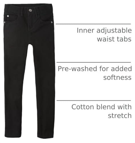 Image of The Children's Place Boys Pull On Slim Cargo Pants, New Navy, 6 Husky
