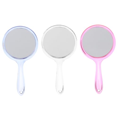 Outanaya 3 espejos de maquillaje de mano doble cara