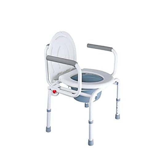 Vandrare för seniorer Canes Steg Aid vikbar hem mobil äldre toalettskål Rollator Walker, hållbart rörlighetshjälp