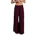 hanky panky DreamEase® Cap Sleeve Top & Ultra Wide Leg Pant Set – Stylish Sleep & Pajama Set for Women in Sizes XS-XL | Dark Red
