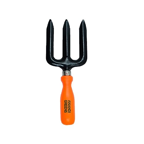Image of Anandi Green's Metal Agriculture Garden Spectacular Heavy Duty Plastic Handle Gardening Tools Set for Gardening (Garden Fork)