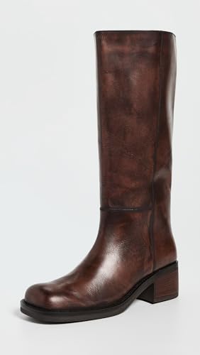 Free People Women's Dana Distressed Pull-on Boots Equestrian2
