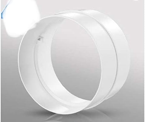 4" 100mm Plastic Round Kitchen Ducting Ventilation Duct Pipe Tube Extractor Fan (Round Pipe Connector)