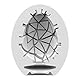 Satisfyer Masturbator Egg, Struktur Riffle, hydro-aktives TPE, kein Gleitgel nötig, zum einmaligen Gebrauch, Stil: 3x Set Chrunchy