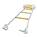 16 FT Fire Escape Ladder - 2 Story Flame Resistant Emergency Rope Ladder for Second Floor, Portable Fire Safety, Weight Capacity up to 2500 Pounds