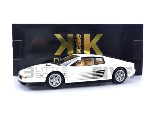 Modelo a escala 1:18 Coche Miniatura Coleccionable Blanco miniatura 1