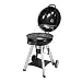 TAINO NEO Holzkohle-Kugelgrill mit klappbarem Deckel Kettle-Grill Ø 57 cm Thermometer Schwarz