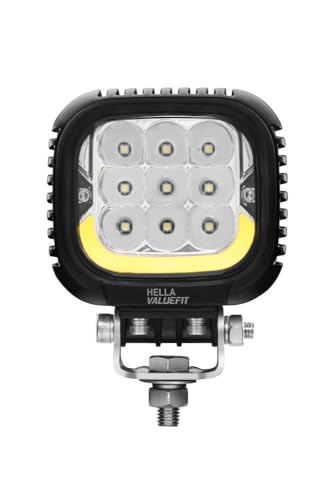 HELLA Valuefit S3000 LED Arbeitsscheinwerfer mit Positionslicht 12 - 24 Volt - 3000 echte Lumen - IP67 wasserdicht - Offroad Scheinwerfer für Traktor SUV UTV ATV - 1GA 357 109-041