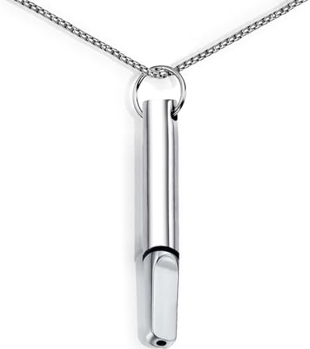 Breathing Necklace with Filter Cotton – Mindful Breathing Aid for...