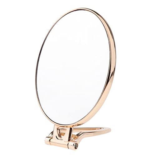 Bnf® 9xFolding Handheld Double Sided Mirror Table Makeup Mirror for Travel Golden Health & Beauty Makeup Makeup Tools & Accessories Makeup Mirrors-image-27