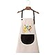 PLABBDPL Malschürze Kinder Verstellbar, Schürzen Set Mit Taschen, Kochschürze Für Jungen Mädchen, Kleinkind Schürze Zum Basteln Malen Backen Kochen, 5-11 Jahre, Grau