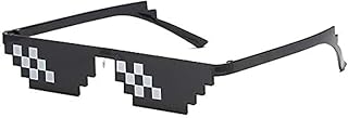 Thug Lifestyle Pixel Style Sunglasses Multicolor - Gamers & Casual