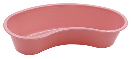 Healthstar Emesis Basin 500 Cubic Centimeter, Pack of 5 - Rose