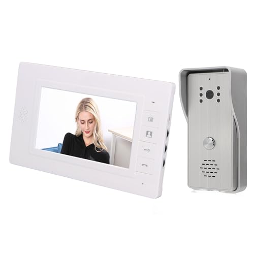 Kits de Videoportero, de Videoportero Inteligente Fácil de Instalar para el Público de Oficinas de Hoteles (Silver)