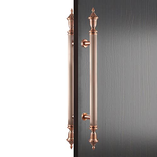 Manija de puerta de granero para comedores modernos y salones rústicos en aluminio negro