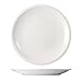 Cartaffini Aria - 6 Piatti Piani Leggeri in melamina, Ø 22,7 cm, Colore: Bianco