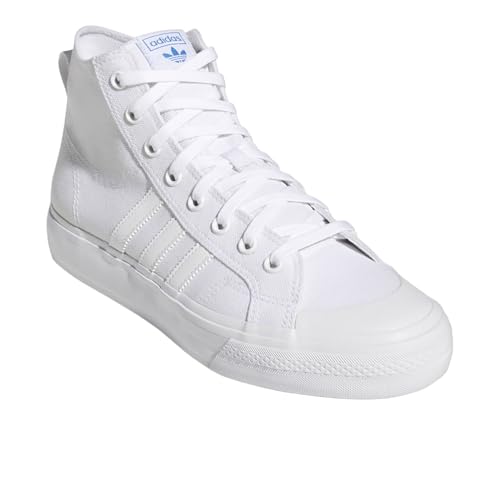 Image of adidas Mens Nizza Hi Adv High Skate Sneakers Shoes - White