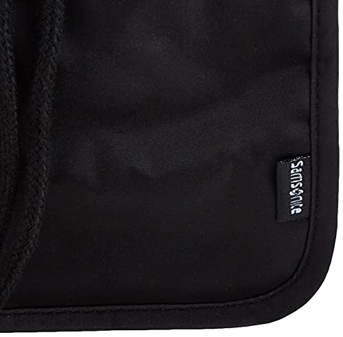Samsonite Bolsa de segurança para pescoço RFID, preta, tamanho único