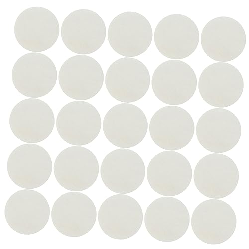 Anneome 50個 自動車香水コットンシート エッセンシャルオイル用詰め替えパッド コットン詰め替えパッドの交換 交換用詰め替えパッド 加湿器用詰め替えアロマパッド サークルエッセンシャルアロ