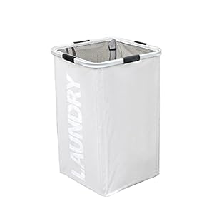 Opvouwbare wasmand Grote vuile doek Opslag Waszak Waterbestendige Wasserij Hemper Bucket (Color : Beige)