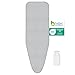 Produktbild LaundrySpecialist Bügelbrettbezug mit Hitzereflexion  schnelleres Bügeln  für Bügelbretter Größe XL - Breite 42-52 cm und Länge 130-138 cm - Ideal für Glatte Wäsche ohne Falten! - Made In EU