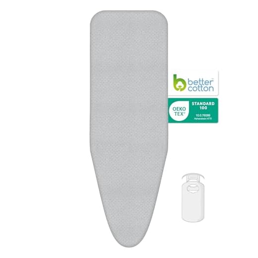 LaundrySpecialist® ULTRA REFLECT L/XL överdrag till strykbräda för extra värmereflektion. Aluminiumbehandlat 100 % bomulls topplager, perforerat för optimal fuktgenomsläpplighet
