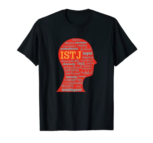 ISTJ The Logistician Personality Head Logo Rasgos Camiseta