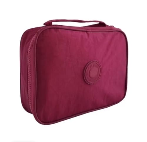 Estojo Infantil Escolar Feminino Masculino Box Juvenil Grande Jumbo 2 Compartimentos (PINK)