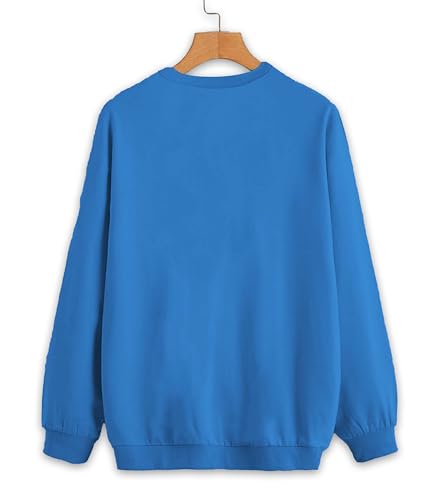 Image of Mack Jonney Solid Round Neck Cotton Fleece Sweatshirt for WOMEN-VMACK639269