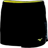 Mizuno Running Women's Mustang Sunset SQ 4.0 Shorts, Black/Light Grey, Small