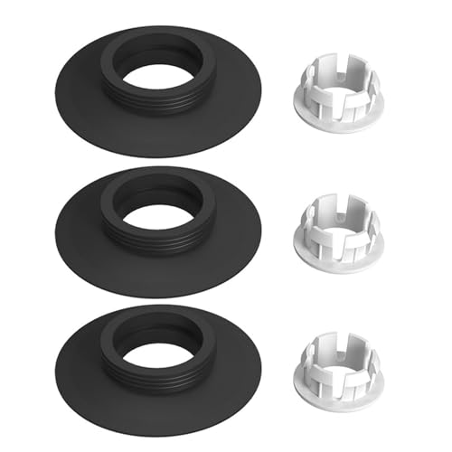 3 Pack Flush Valve Seal Compatible with Ideal Standard Toilet Cistern Replacement Seal & Clip for Ideal Standard Armitage Shanks Flush Valves SV01967SV93467EV98167