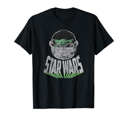 T-shirt Star Wars Mandalorian Grogu Vintage parfait pour vos sorties décontractées geek